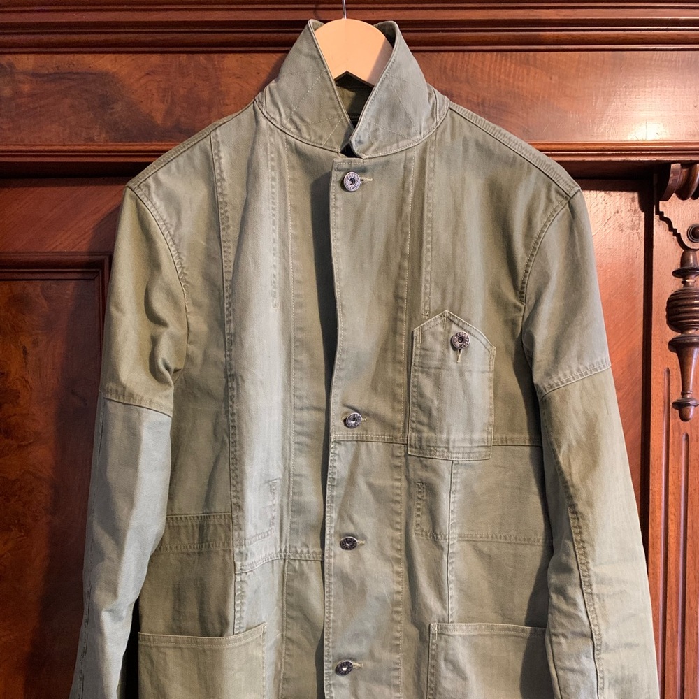 Ralph Lauren Polo Spring Summer Military Patchwork Blazer Jacket RRL USMC Small